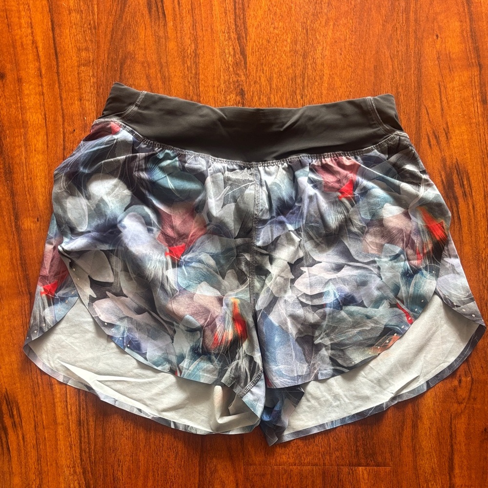 lululemon athletica Multicolor Floral Athletic Shorts